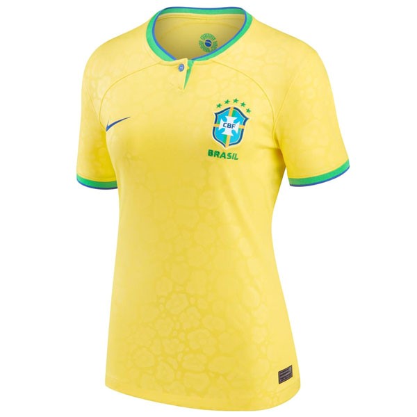 Camiseta Brasil 1ª Mujer 2022 2023